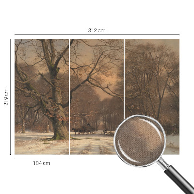 Dječja foto tapeta Zimski krajolik