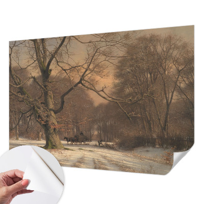 Dječja foto tapeta Zimski krajolik