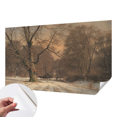 Dječja foto tapeta Zimski krajolik