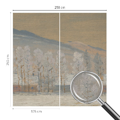 Foto tapeta s motivom zimskog krajolika