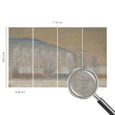 Foto tapeta s motivom zimskog krajolika