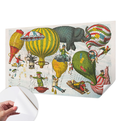 Zidna tapeta Putovanje balonom