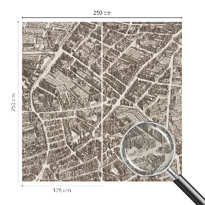 Samoljepljiva fototapeta Urbani labirint