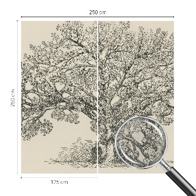 Fototapeta za dječju sobu Ilustracija stabla