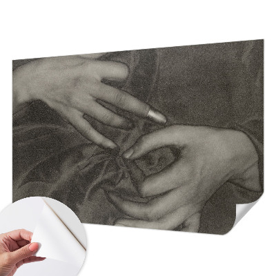 Samoljepljiva fototapeta za dnevni boravak izrađena od materijala pogodnog za rukovanje