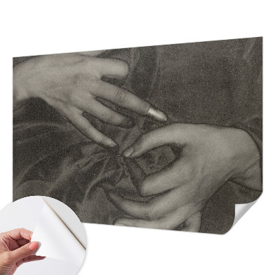 Samoljepljiva fototapeta za dnevni boravak Materijal za ruke
