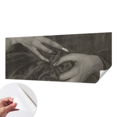 Samoljepljiva fototapeta za dnevni boravak Materijal za ruke