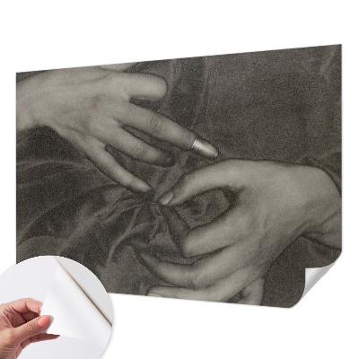 Samoljepljiva fototapeta za dnevni boravak Materijal za ruke