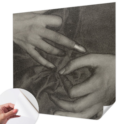 Samoljepljiva fototapeta za dnevni boravak Materijal za ruke
