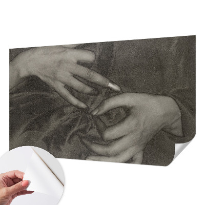 Samoljepljiva fototapeta za dnevni boravak Materijal za ruke