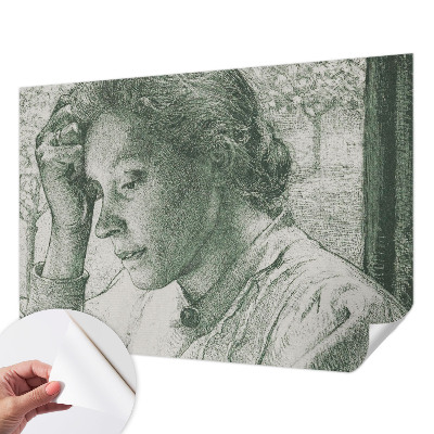 Dječja foto tapeta Refleksivna žena