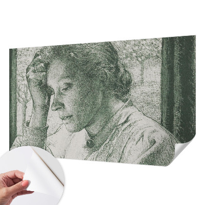 Dječja foto tapeta Refleksivna žena