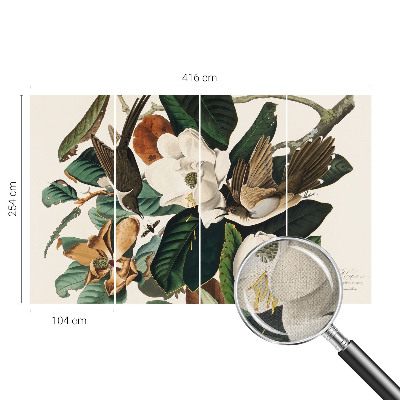 Zidna tapeta Ptice magnolije