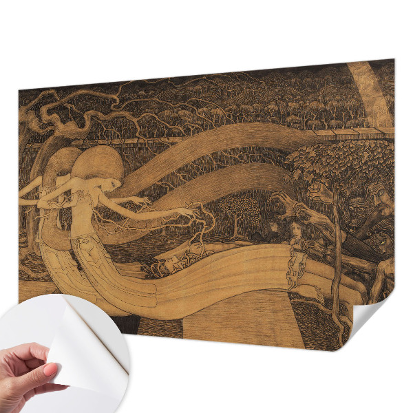 Samoljepljiva fototapeta za spavaću sobu Nadrealistični likovi