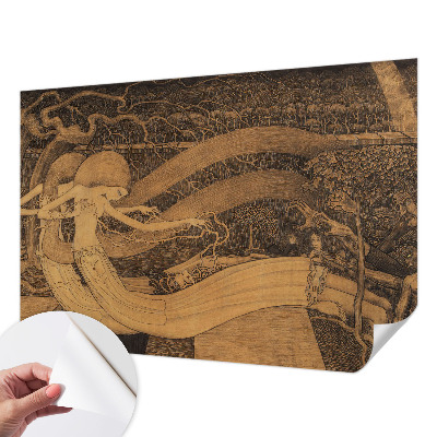 Samoljepljiva fototapeta za spavaću sobu Nadrealistični likovi