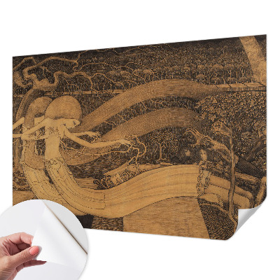 Samoljepljiva fototapeta za spavaću sobu Nadrealistični likovi