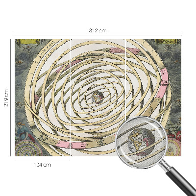 Samoljepljiva fototapeta za spavaću sobu Kozmička spirala