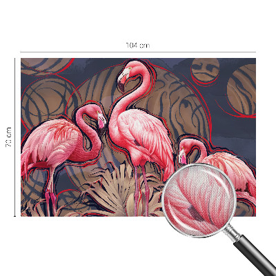 Samoljepljiva foto tapeta Ružičasti flamingosi