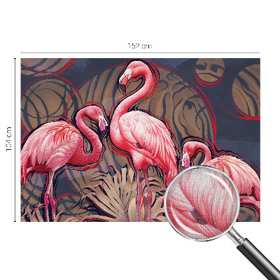 Samoljepljiva foto tapeta Ružičasti flamingosi