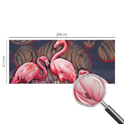 Samoljepljiva foto tapeta Ružičasti flamingosi