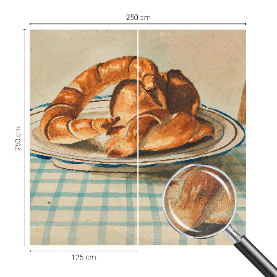 Foto tapeta za dječju sobu Pečeni proizvodi iz kuhinje