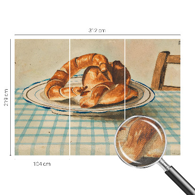 Foto tapeta za dječju sobu Pečeni proizvodi iz kuhinje