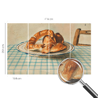 Foto tapeta za dječju sobu Pečeni proizvodi iz kuhinje