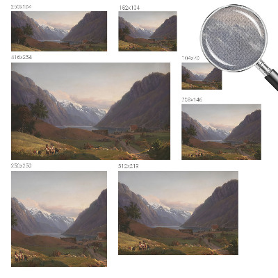 Fototapeta s prikazom planinske panorame