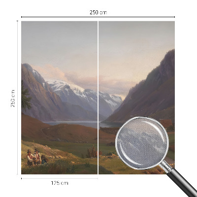 Fototapeta s prikazom planinske panorame