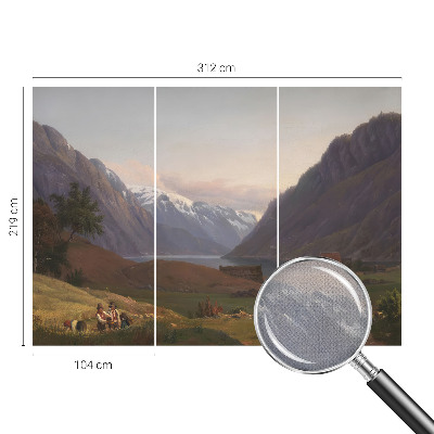 Fototapeta s prikazom planinske panorame