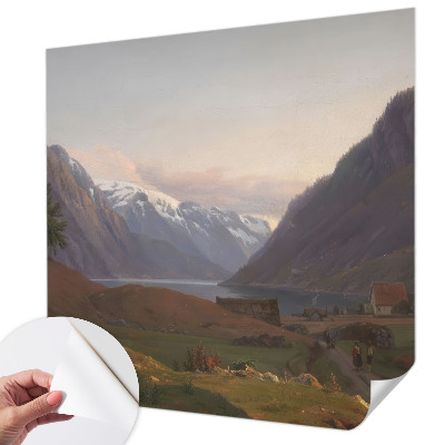 Fototapeta s prikazom planinske panorame