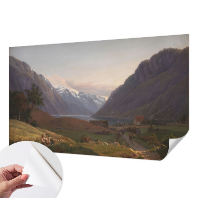 Fototapeta s prikazom planinske panorame