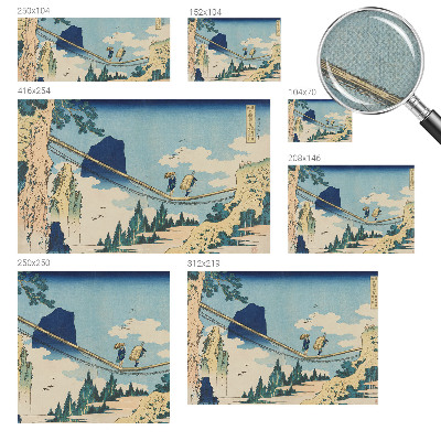 Fototapeta s motivom planinskog mosta