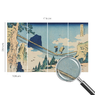 Fototapeta s motivom planinskog mosta