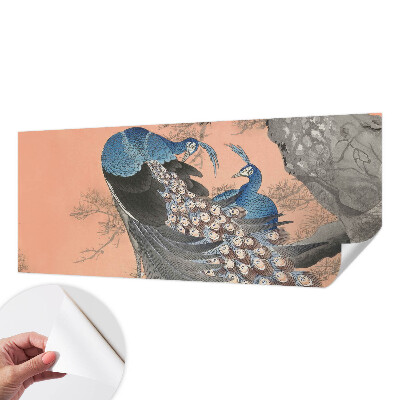 Zidna tapeta Paunova elegancija