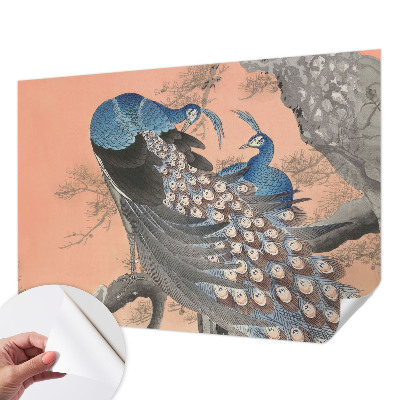 Zidna tapeta Paunova elegancija