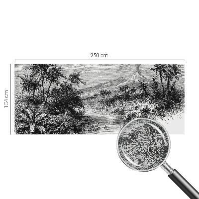 Samoljepljiva fototapeta za dnevni boravak Egzotična panorama