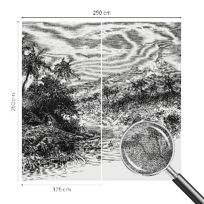 Samoljepljiva fototapeta za dnevni boravak Egzotična panorama