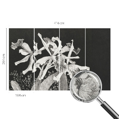 Dječja fototapeta Ilustracija orhideje