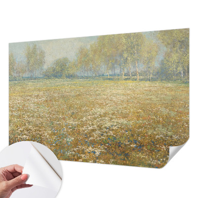 Samoljepljiva fototapeta Cvjetajuće polje