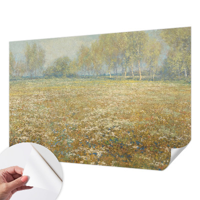 Samoljepljiva fototapeta Cvjetajuće polje