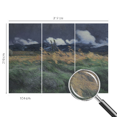 Dječja fototapeta Pokošene trave