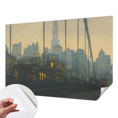 Samoljepljiva fototapeta za spavaću sobu Večernja panorama