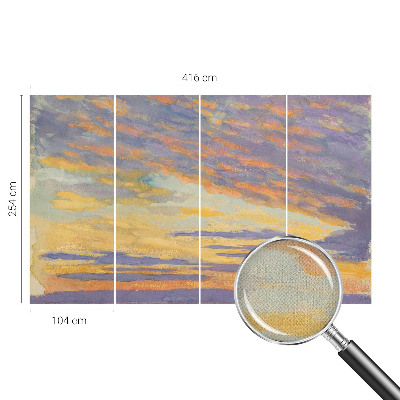 Samoljepljiva fototapeta za dnevni boravak Pastelno nebo