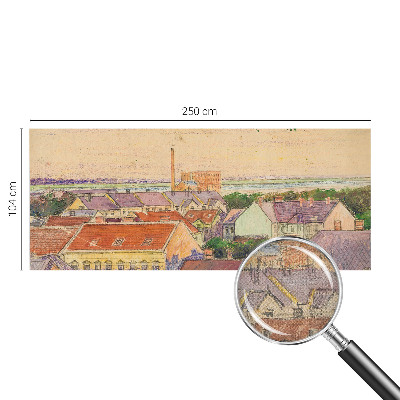 Dječja fototapeta Gradski krovovi