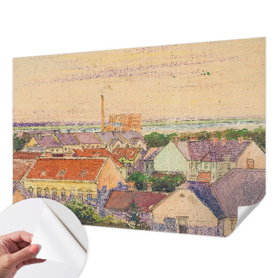Dječja fototapeta Gradski krovovi