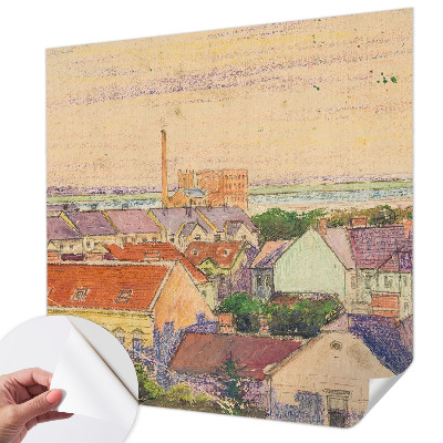 Dječja fototapeta Gradski krovovi