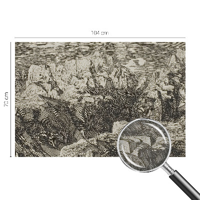 Fototapeta za dječju sobu Planinski krajolik