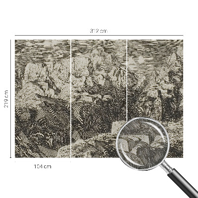 Fototapeta za dječju sobu Planinski krajolik