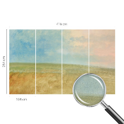 Fototapeta Pastelna polja